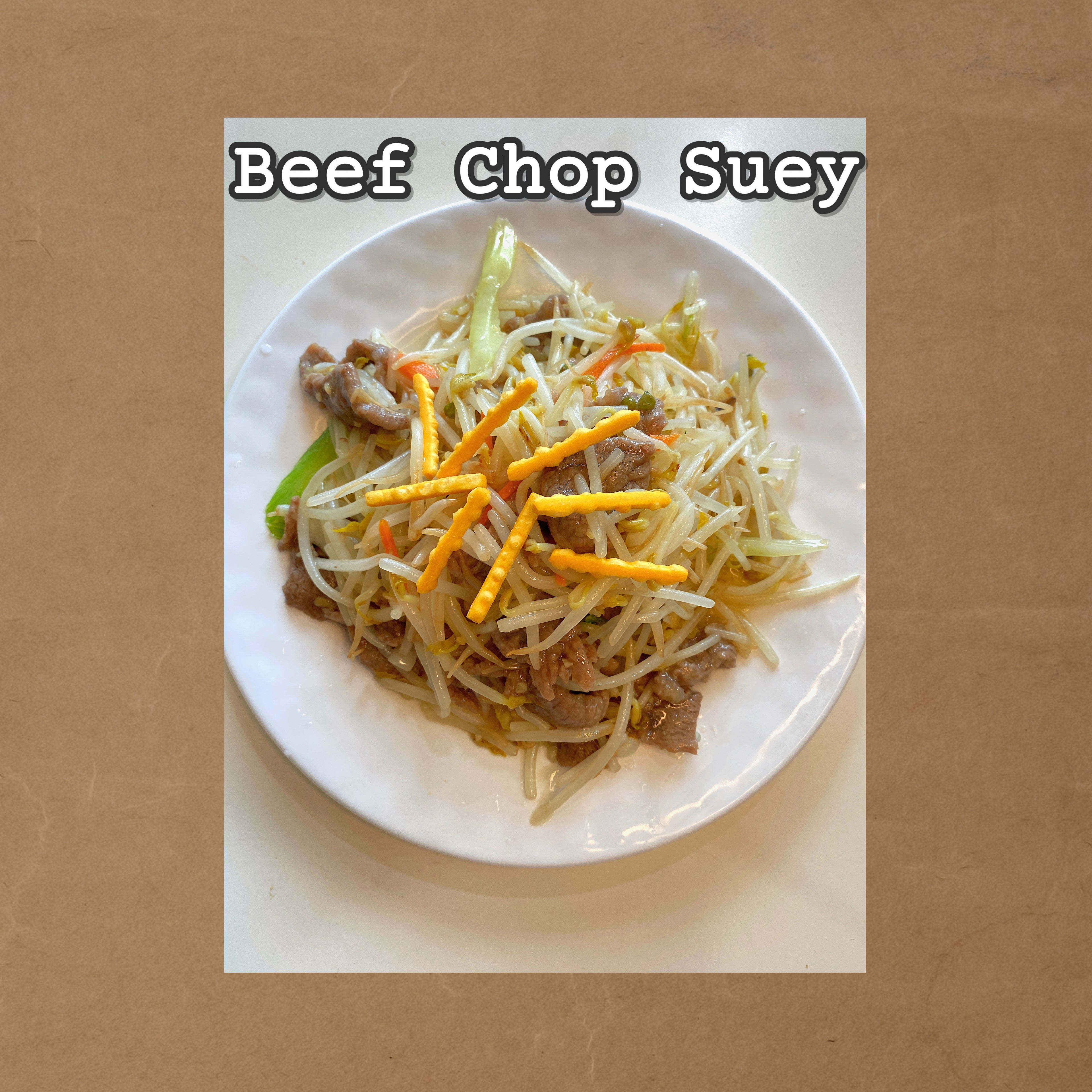 Beef Chop Suey