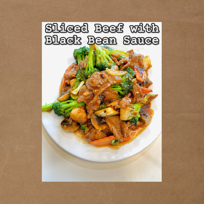Sliced Beef with Black Bean Sauce