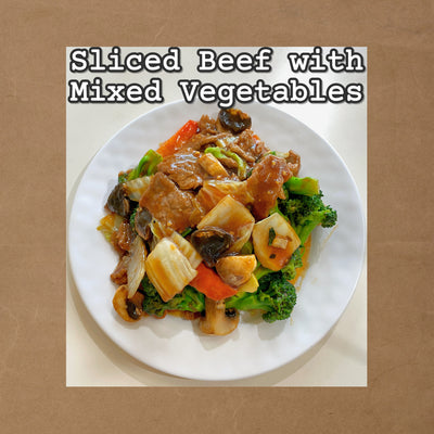 Sliced Beef with Mixed Vegetables