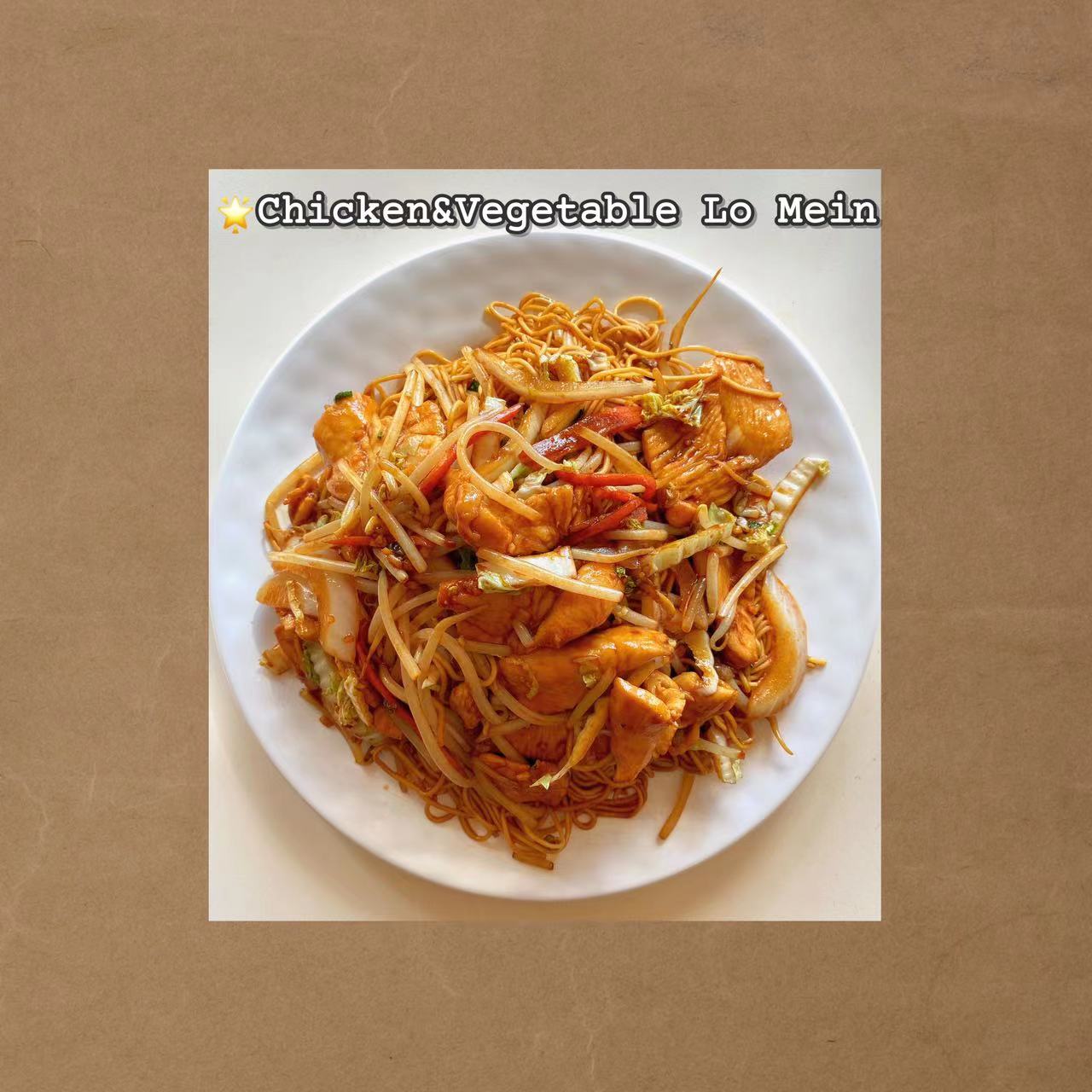 Chicken & Vegetable Lo Mein